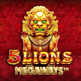 5 Lions Megaways logo by Pragmatic Play Gamble Zen Casino