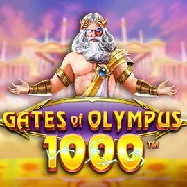 Gates of Olympus 1000 online game logo by Pragmatic Play on gamble-zencasino.org